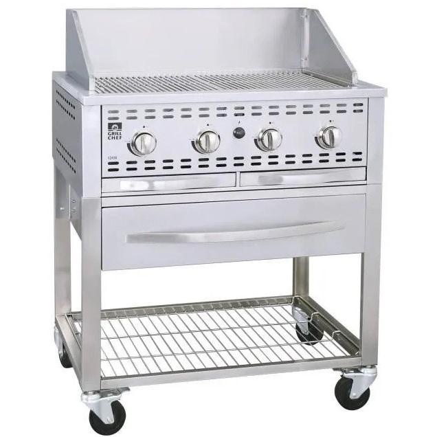 Lteif Shop Onlinebarbecue Grill Chef Gaz Burners Stainless